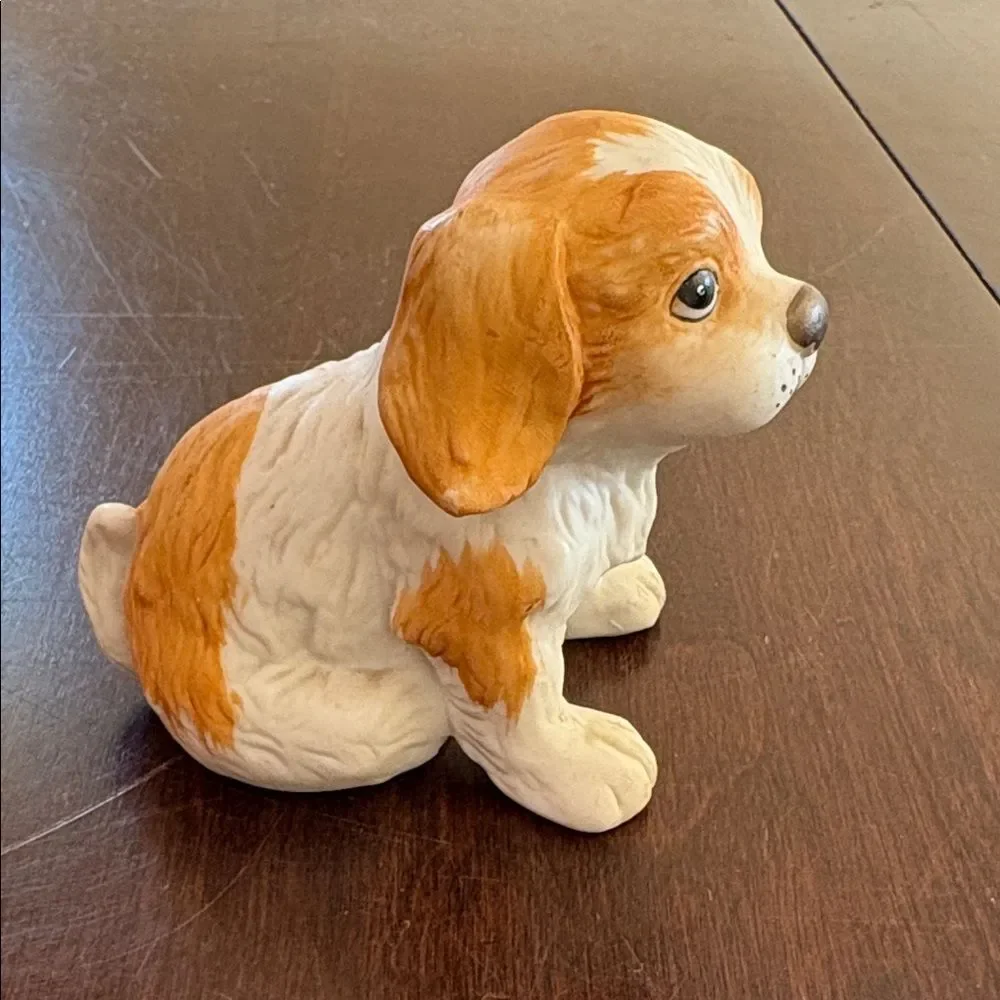 Vintage Homco Cocker Spaniel puppy dog 1980s.